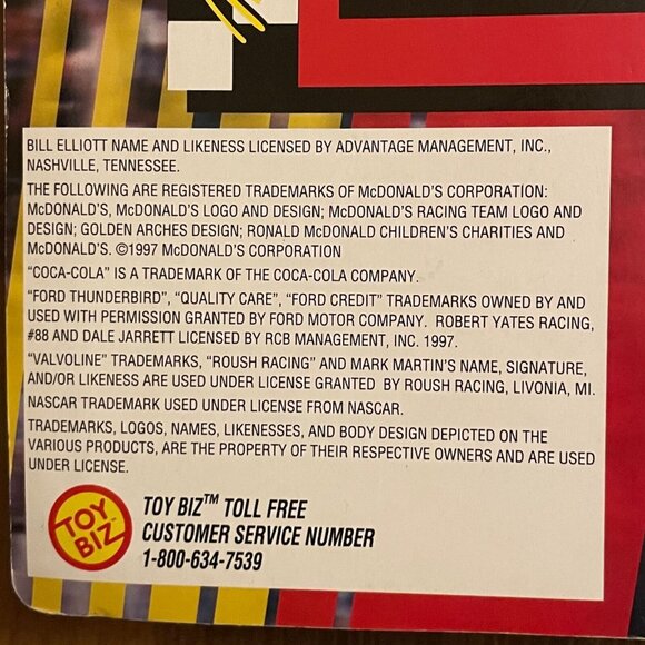 Mark Martin Superstars Of Racing Nascar Figure Set 1997 Card Figure Car Stand - Picture 7 of 10